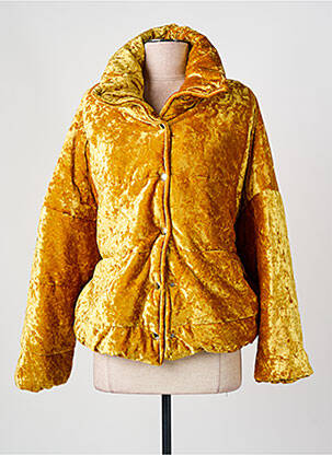 Geacă matlasată galben ANNA femeie