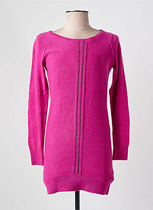 Pulover tricotaj din plasă mâneci lungi violet TOMMY HILFIGER fată