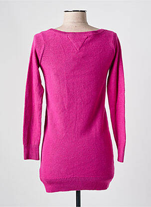 Pulover tricotaj din plasă mâneci lungi violet TOMMY HILFIGER fată