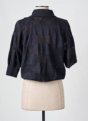Jachete casual guler rotund albastru SARAH PACINI femeie