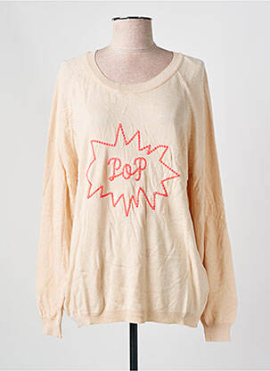 Pulover bej VILA femeie