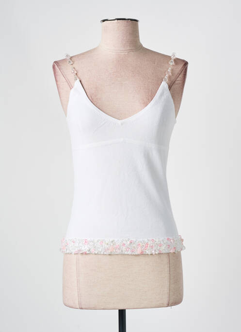 Top alb VOTRE NOM femeie