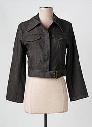 Jachete casual guler de bluză negru TRAFFIC femme