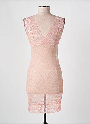 Jupon/fond de rochie broderie roz OUNO femeie