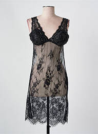 Jupon/fond de rochie broderie negru OUNO femme