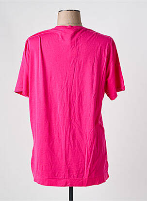 Tricou serigrafie mâneci scurte roz DIESEL femeie