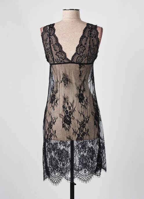 Jupon/Fond de rochie negru OUNO femeie