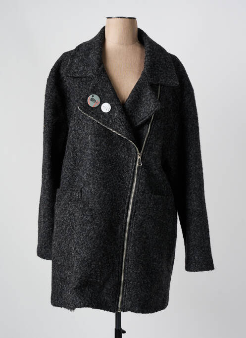 Palton lung gri REDSOUL femeie