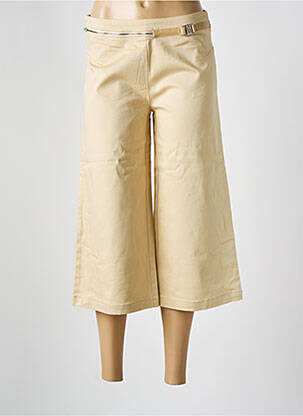 Pantalon trei sferturi buzunare bej CCDB femeie