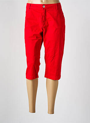 Pantalon trei sferturi roșu SYM femeie