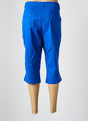 Pantalon trei sferturi buzunare albastru SYM femeie