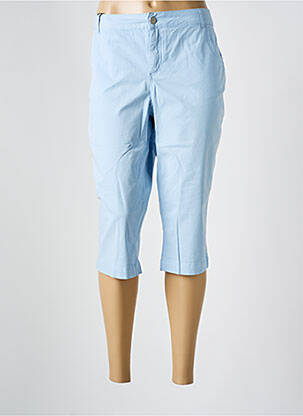 Pantalon trei sferturi buzunare albastru deschis SYM femeie