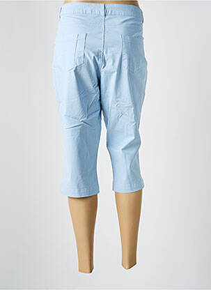 Pantalon trei sferturi buzunare albastru deschis SYM femeie