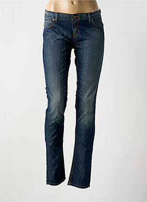 Blugi cu croială slim albastru TOMMY HILFIGER fată