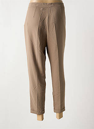 Pantalon 7/8 închidere cu fermoar sub clapetă cu cârlig talie joasă verde SILVIAN HEACH femeie