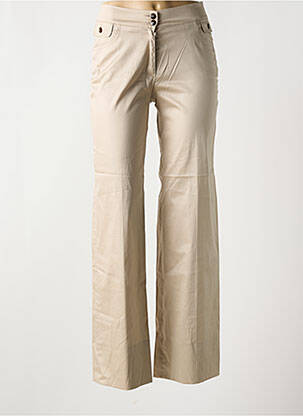 Pantalon drept bej DIANA GALLESI femeie
