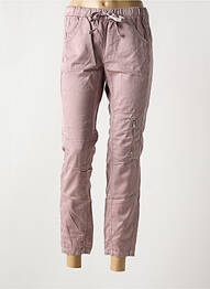 Pantalon 7/8 țesătură poplin mărime normală violet DEHA femme