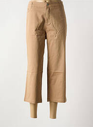 Pantalon 7/8 elasticitate mărime normală maro LA FIANCEE DU MEKONG femme