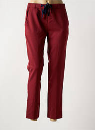 Pantalon slim talie elastică mărime normală roșu GRACE & MILA femme