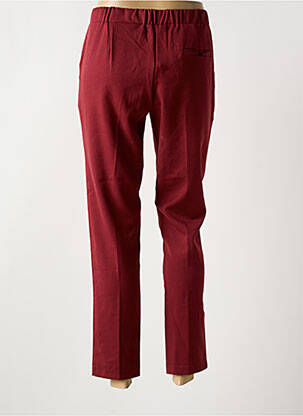 Pantalon slim talie elastică mărime normală roșu GRACE & MILA femeie