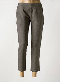 Pantalon 7/8 elasticitate mărime normală negru JANIS & JOHN femme