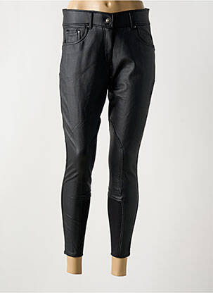 Pantalon 7/8 închidere cu fermoar sub clapetă cu nasturi mărime normală negru HORZE femeie
