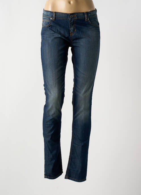 Blugi cu croială slim albastru TOMMY HILFIGER fată