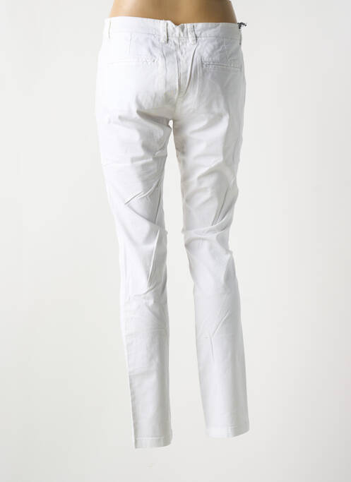 Pantalon slim alb TREZ femeie