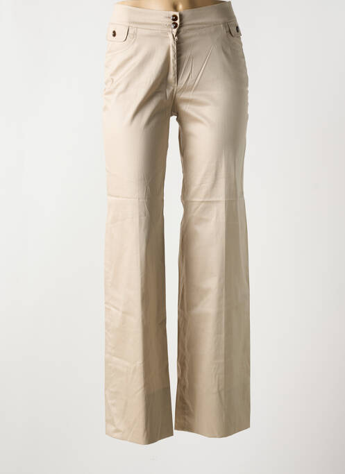 Pantalon drept bej DIANA GALLESI femeie