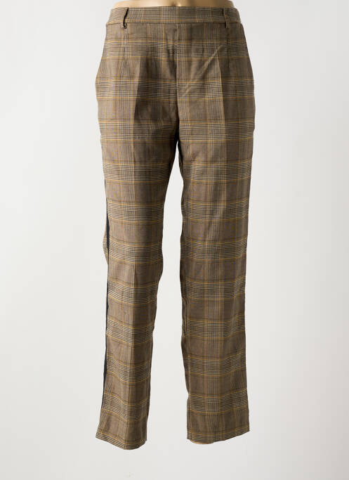 Pantalon drept maro GRACE & MILA femeie