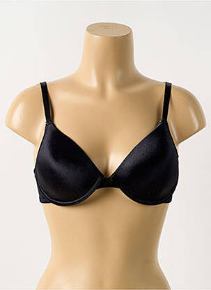 Sutien efect material satinat top sutien modelat negru SIMPLEMENT MOI femeie
