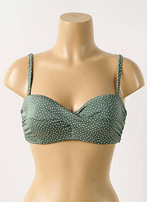 Sutien de costum de baie elasticitate top triunghiuri verde H&M femeie