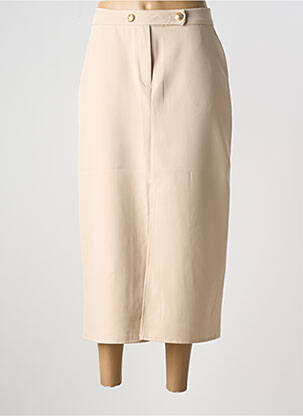 Fustă lungă bej CHARMING GIRL femeie