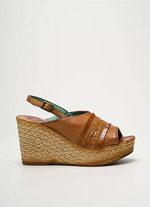 Sandale/Pantofi decupați maro FELMINI femeie