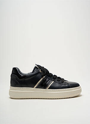 Adidași material neted toc de 4 la 6 cm negru NERO GIARDINI femeie