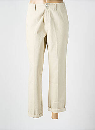 Blugi cu croială dreaptă bej LABDIP femeie