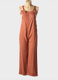 Salopetă-pantalon fără mâneci fără mâneci portocaliu LABDIP femme