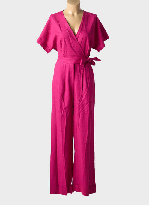 Salopetă-pantalon roz FRNCH femeie