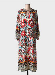 Rochie lungă mâneci lungi mâneci lungi roșu LA FEE MARABOUTEE femme