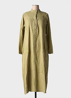 Rochie lungă verde CHICOSOLEIL femeie