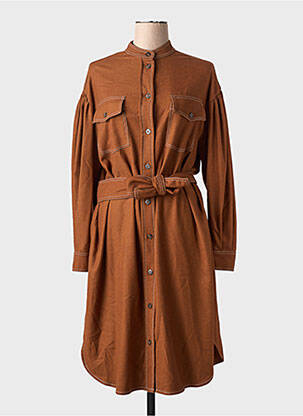 Rochie midi maro OTTOD'AME femeie