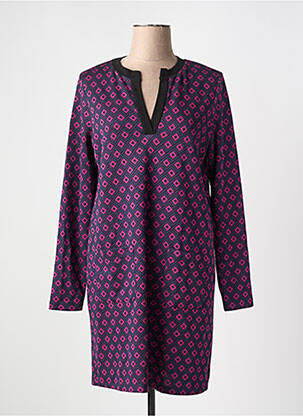 Rochie scurtă mâneci lungi mâneci lungi violet LA FEE MARABOUTEE femeie