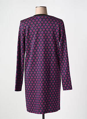 Rochie scurtă mâneci lungi mâneci lungi violet LA FEE MARABOUTEE femeie