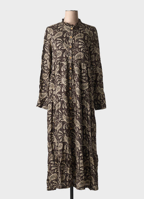 Rochie lungă gri CHICOSOLEIL femeie