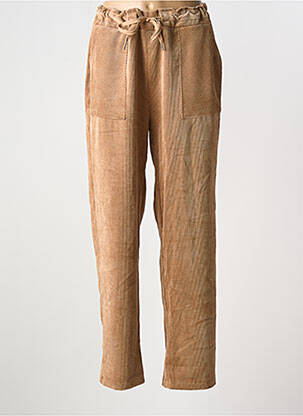 Pantalon drept maro LA FEE MARABOUTEE femeie