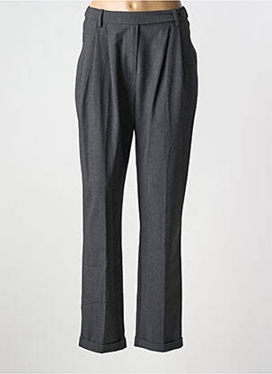 Pantalon drept elasticitate mărime normală gri O'MER femeie