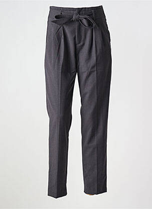 Pantalon slim talie elastică mărime normală gri GRACE & MILA femeie