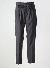 Pantalon slim talie elastică mărime normală gri GRACE & MILA femeie