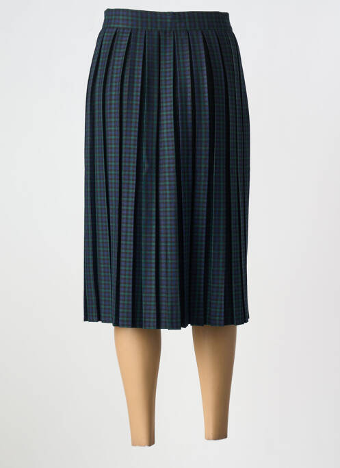 Fustă midi elasticitate albastru O'MER femme