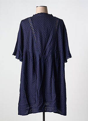 Rochie scurtă mâneci scurte mâneci scurte albastru FRNCH femeie
